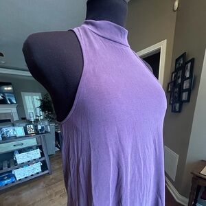 Sleeveless Purple Women's Top